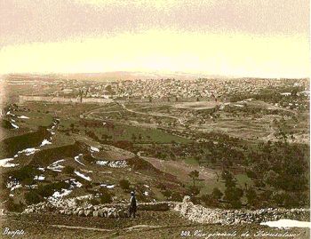 Panorama of Jerusalem (Bonfils, around 1800)